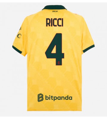 AC Milan Samuele Ricci #4 Tredjetrøje 2025-26 Kortærmet